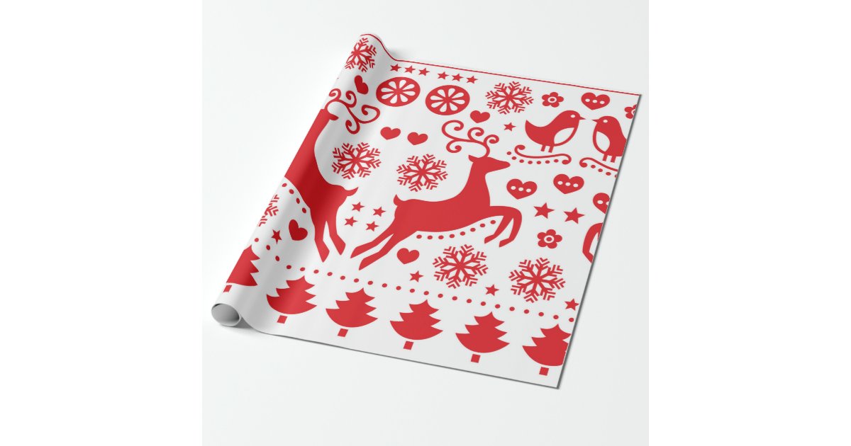 Nordic Gnome Kraft Matte Gift Wrap Christmas Gift Wrap Gnome Gift Wrap  Christmas Gifts Gifts From Santa, Wrapping Paper 