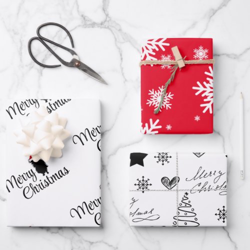 Christmas Gift Wrap_Silky Goat Paper Set