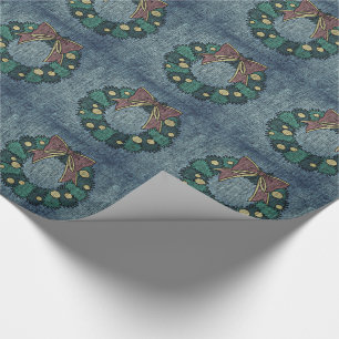 Christmas Gift Wrap/Wreath Wrapping Paper