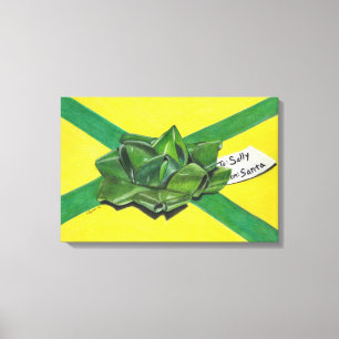 Christmas Gift Wrapped Canvas Print