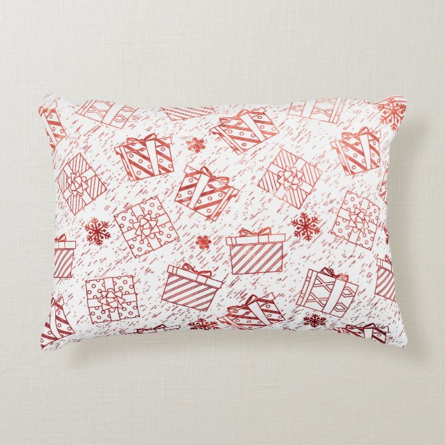 Christmas gifts 5 accent pillow (Front)