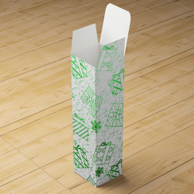 Christmas gifts 7 wine box (Opened)