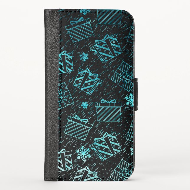 Christmas gifts 9 iPhone wallet case (Front)