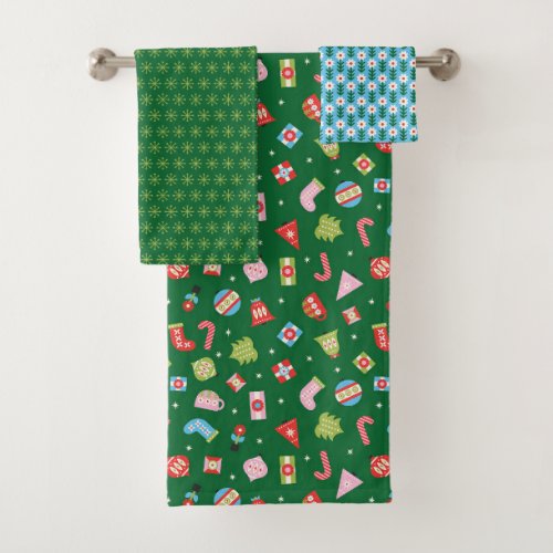 Christmas Gifts Bath Towel Set