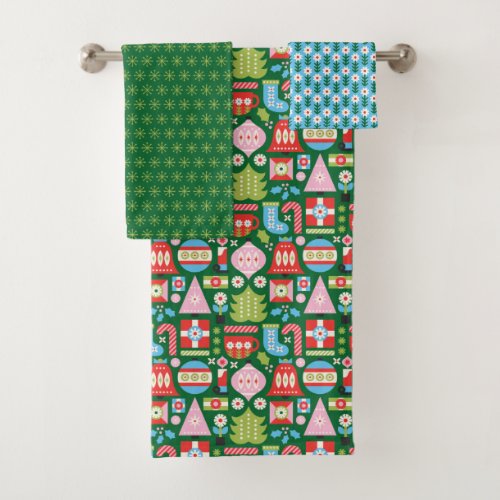 Christmas Gifts Bath Towel Set