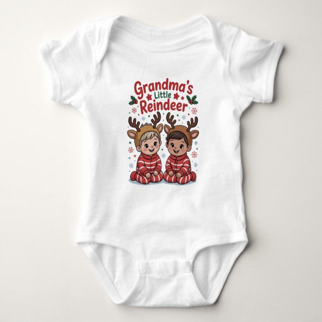 Christmas Gifts for Grandkids Reindeer Shirt (Front)