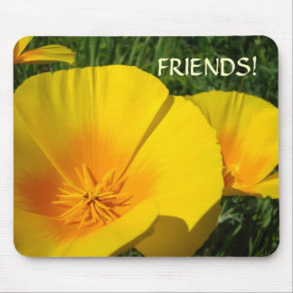 CHRISTMAS GIFTS FRIENDS! Poppy Flower Mousepad