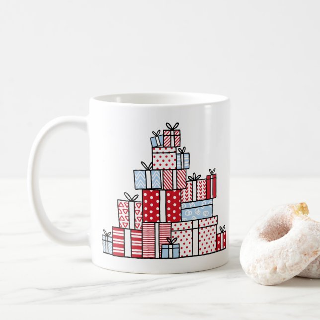 Christmas Gifts Holiday Coffee Mug (With Donut)