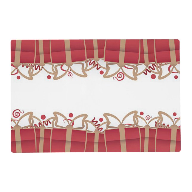 “Christmas Gifts” Holiday Placemat (Front)