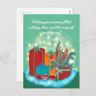 Christmas Gifts Holiday Postcard