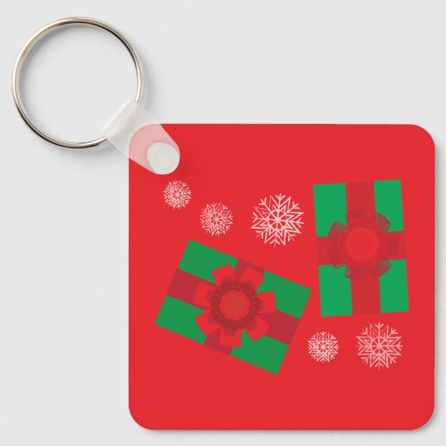 Christmas Gifts Keychain (Front)