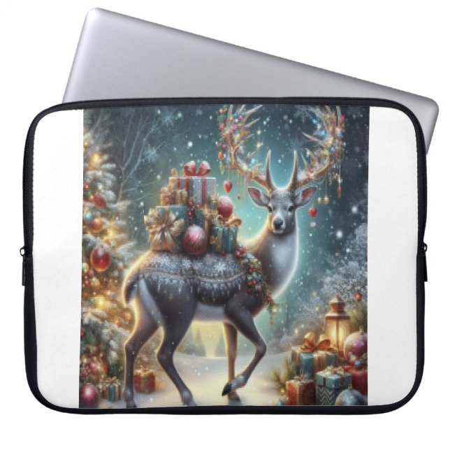 Christmas gifts  laptop sleeve (Front)