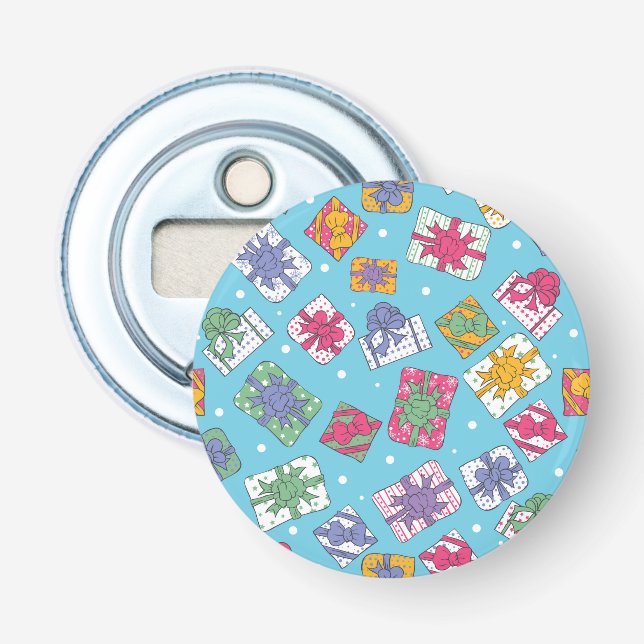 Christmas gifts pattern bottle opener (Front)