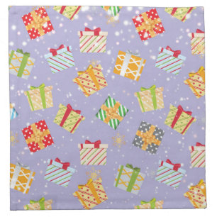 Christmas gifts pattern cloth napkin