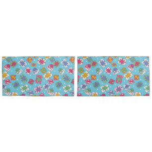 Christmas gifts pattern pillowcase