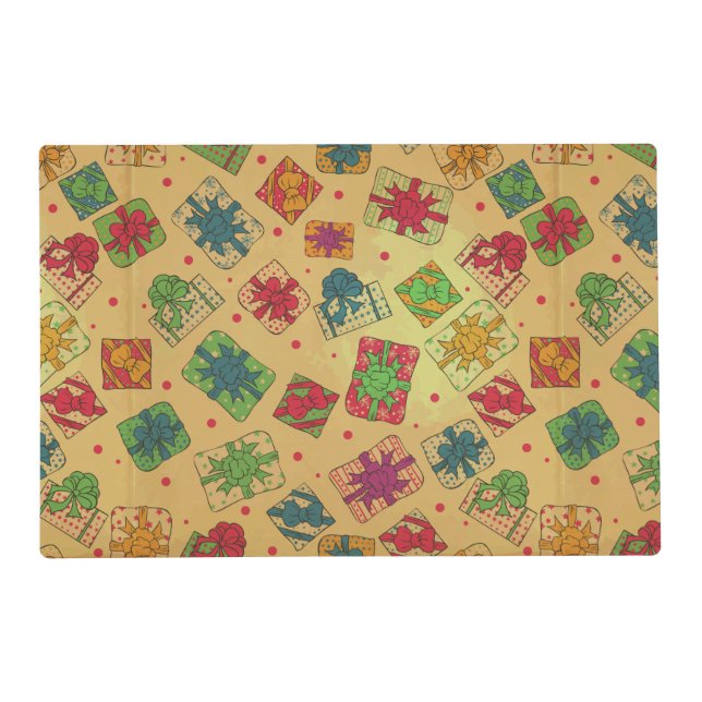 Christmas gifts placemat (Front)