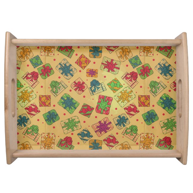 Christmas gifts serving tray (Front)