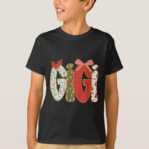 Christmas Gigi Coquette Holiday Grandma T-Shirt