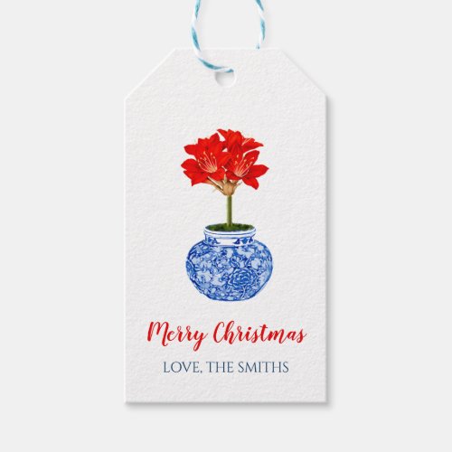 Christmas Ginger Jar Gift Tags