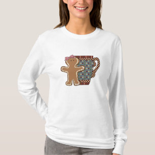 Christmas Gingerbread and Mug Womens t-shirt
