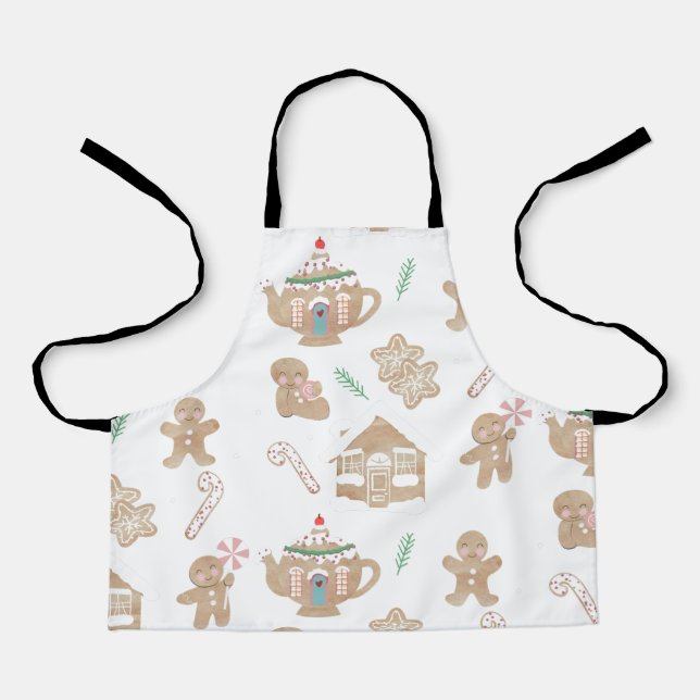 Christmas Gingerbread Apron (Front)