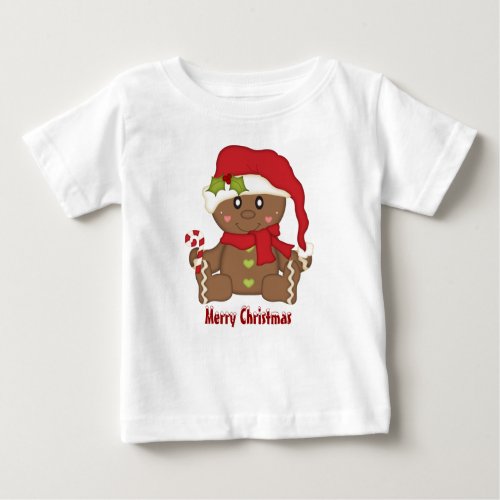 Christmas Gingerbread Baby T_Shirt