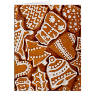 Christmas Gingerbread Biscuits Cards