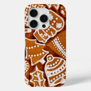 Christmas Gingerbread Biscuits iPhone 15 Pro Case