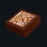 Christmas Gingerbread Biscuits Gift Box<br><div class="desc">Delicious Christmas gingerbread biscuit pattern.
 Please visit my store for more products with high quality Christmas designs!   --></div>