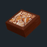 Christmas Gingerbread Biscuits Gift Box<br><div class="desc">Delicious Christmas gingerbread biscuit pattern.
 Please visit my store for more products with high quality Christmas designs!   --></div>