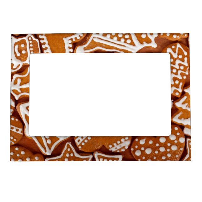 Christmas Gingerbread Biscuits Magnetic Frame (Front)