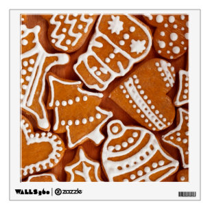 Christmas Gingerbread Biscuits Wall Decal