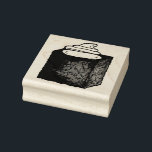 Christmas Gingerbread Cake Slice Whipped Cream Rubber Stamp<br><div class="desc">Rubber stamp features an original illustration of a slice of gingerbread cake topped with a dollop of whipped cream.

Don't see what you're looking for? Need help with customization? Click "contact this designer" to have something created just for you!</div>