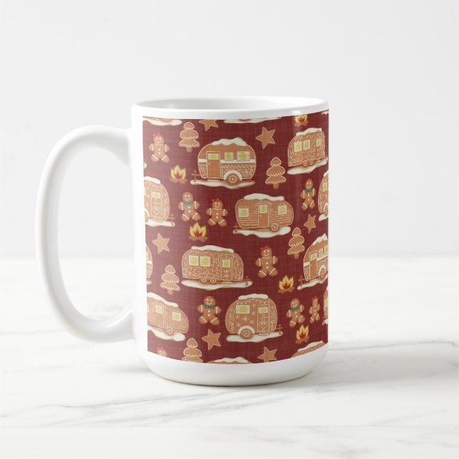 Christmas Gingerbread Camper Mug (Left)