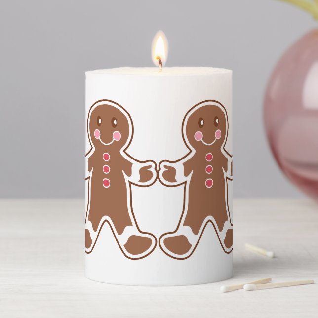 Christmas Gingerbread Candle Decoration (In Situ)