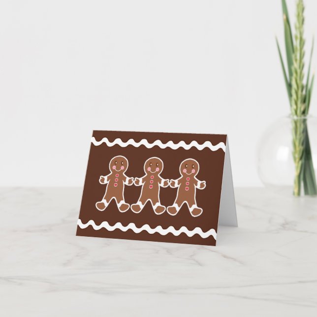 Christmas Gingerbread Card (Front)