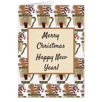Christmas Gingerbread Cards by bonfirechristmas at Zazzle