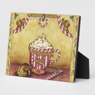 Christmas Gingerbread Coffee Art Decor Plaque