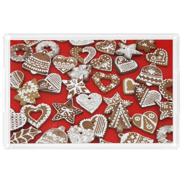 Christmas Gingerbread Cookies Extra-Large Tray (Front)