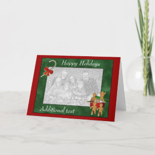 Christmas Gingerbread Cookies Holiday Photo Card