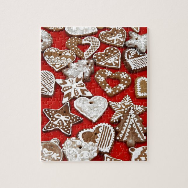 Christmas Gingerbread Cookies Jigsaw Puzzle (Vertical)
