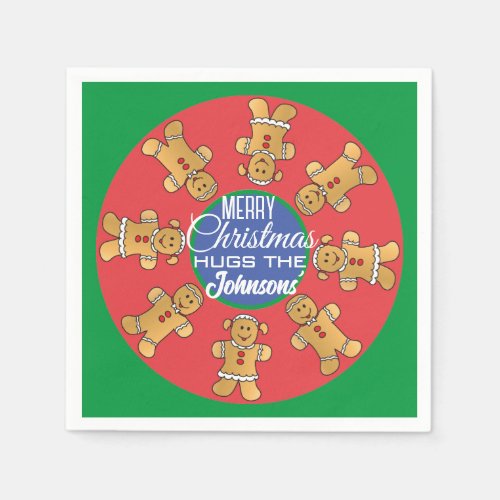 Christmas Gingerbread Cookies Napkins