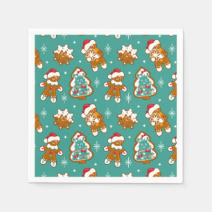 Christmas Gingerbread Cookies Napkins