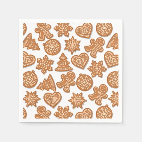 Christmas Gingerbread Cookies  Napkins