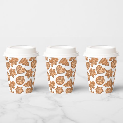 Christmas Gingerbread Cookies  Paper Cups