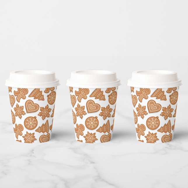 Christmas Gingerbread Cookies  Paper Cups (Multi)