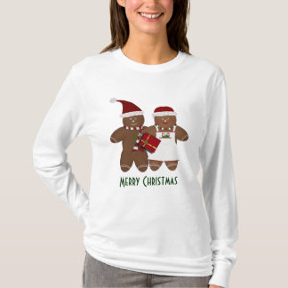 Christmas Gingerbread Couple Tshirt