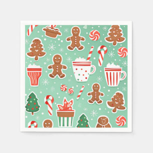 Christmas Gingerbread design Napkins