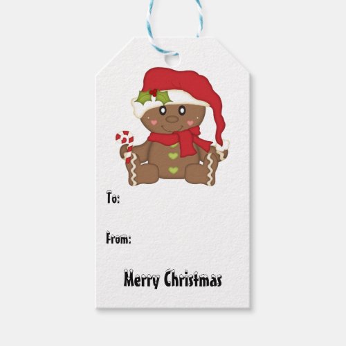 Christmas Gingerbread Gift Tags