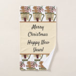 Christmas Gingerbread   Hand Towel at Zazzle